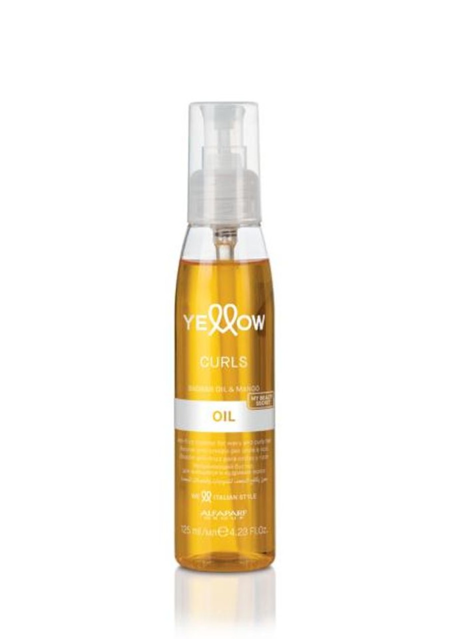 Capelli Alfaparf Yellow | Alfaparf Yellow Curls Oil Booster Anti Crespo Per Capelli Con Onde E Ricci 125 Ml