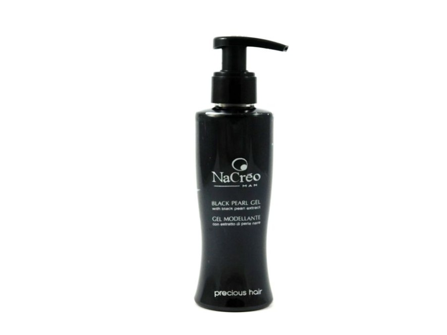 Capelli NaCréo | Nacreo Man Gel Modellante Colorato Nero Pearl 150 Ml