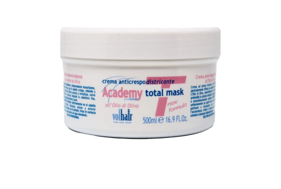 Capelli Volhair | Volhair Academy Line Total Mask Maschera Per Capelli Anticrespo Districante 500 Ml