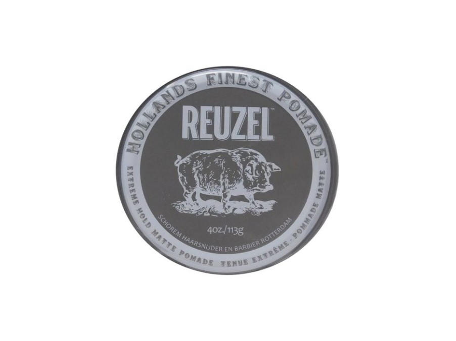 Capelli Reuzel | Reuzel Extreme Hold Matte Pomade Tenuta Estrema 113 Gr