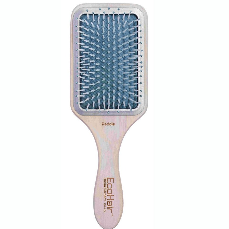 Parrucchiere - Barber Olivia Garden | Olivia Garden Spazzola Eco Hair Paddle Styler Manico In Bambu