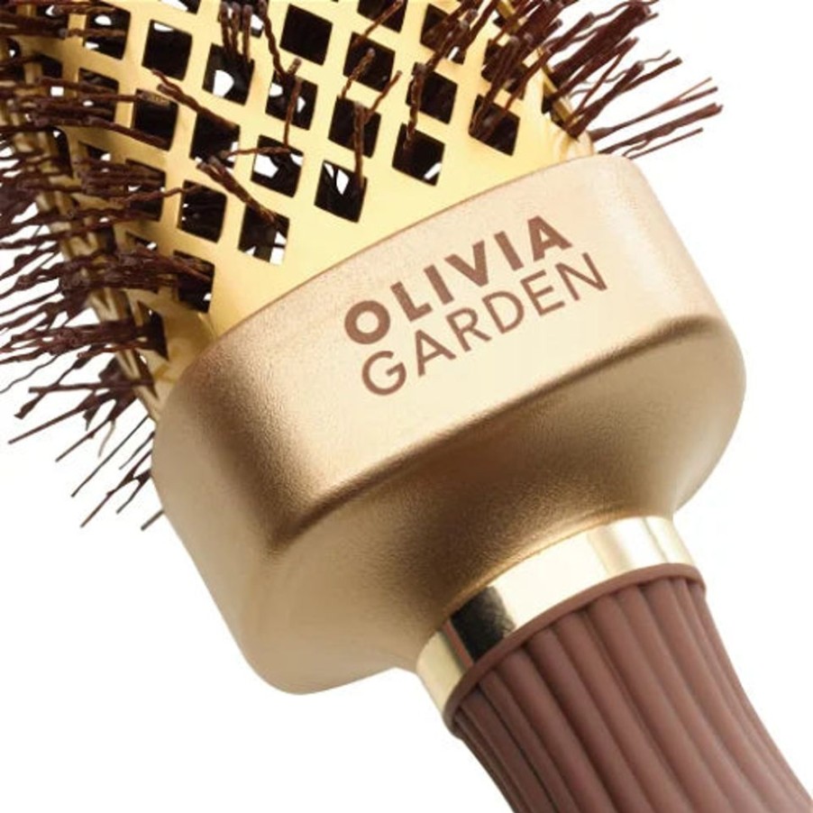 Parrucchiere - Barber Olivia Garden | Olivia Garden Expert Blowout Straight Gold Spazzola Quadrata Diametro 20