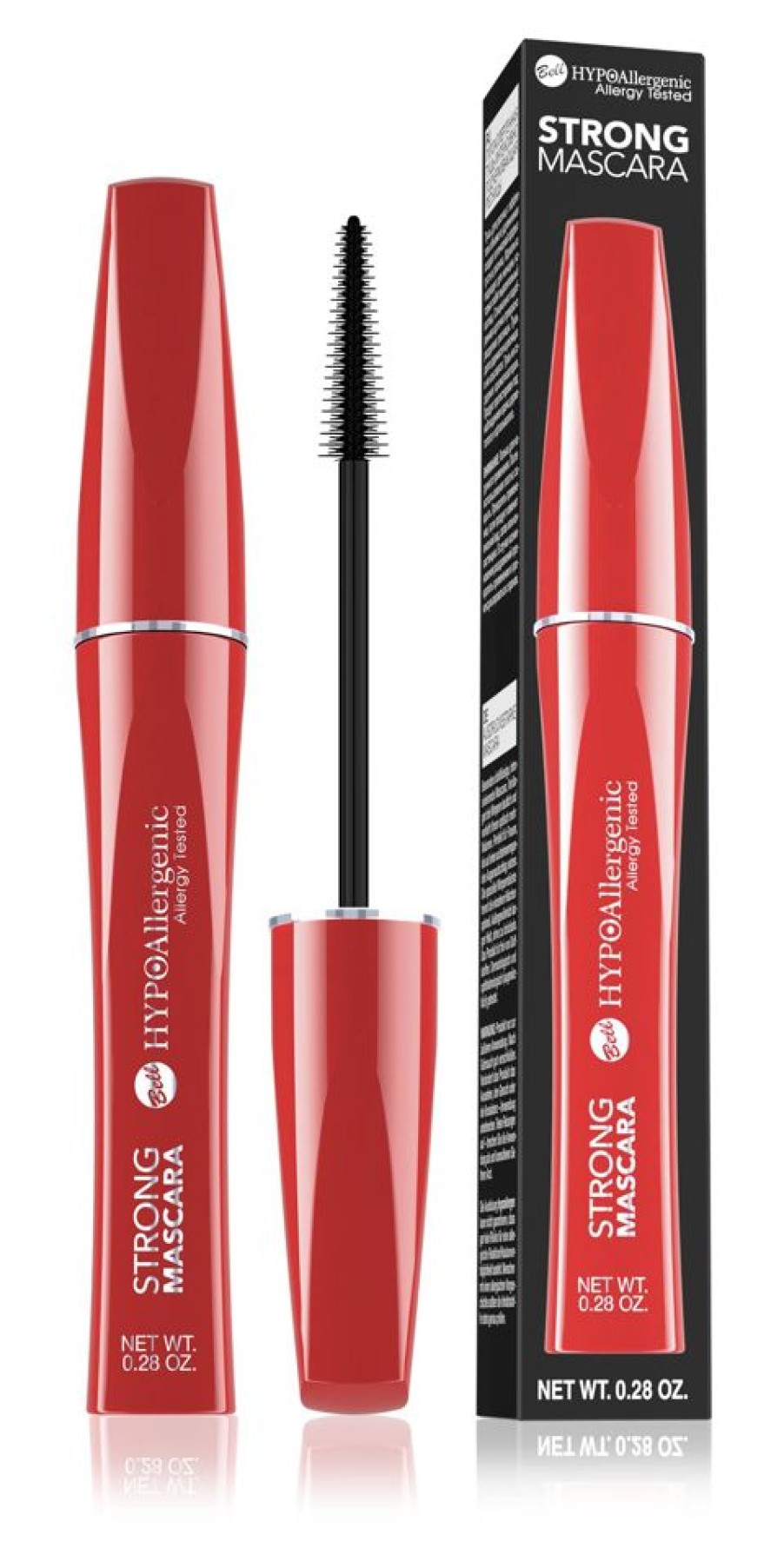 Make Up Bell HypoAllergenic Mascara | Hypoallergenic Strong Mascara Intenso Allungante Alta Definizione 8 Gr