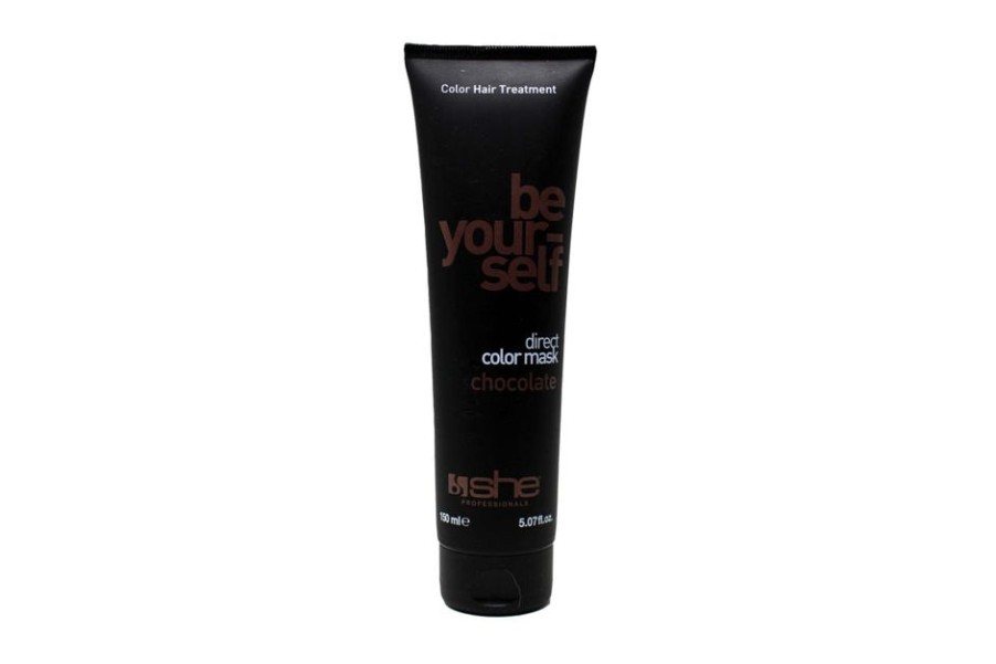 Capelli She Professional | She Professional Be Your Self Maschera Tonalizzante E Ristrutturante Per Capelli Colore Chocolate 150 Ml