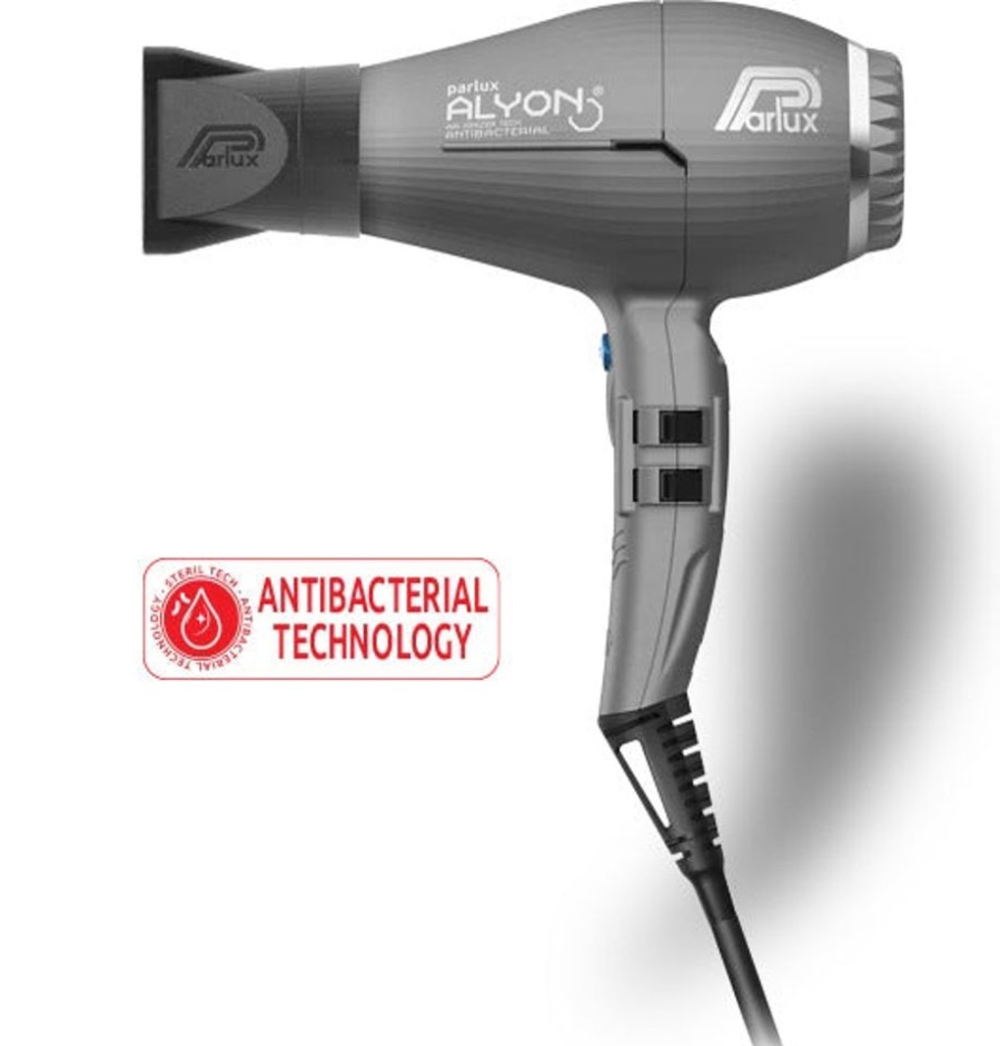 Parrucchiere - Barber Parlux | Parlux Alyon Air Ionizer Tech Antibacterial Asciugacapelli Professionale Graphite Opaco