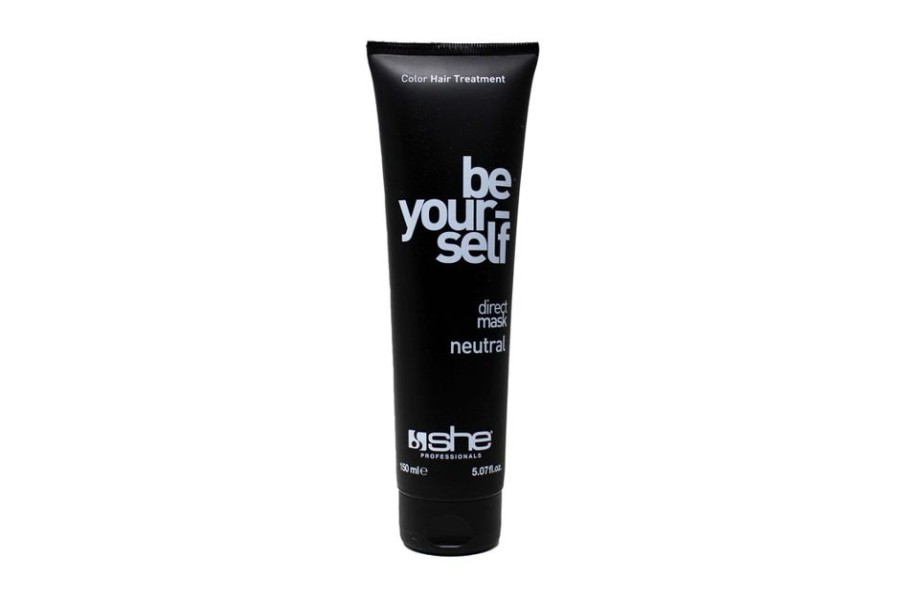 Capelli She Professional | She Professional Be Your Self Maschera Tonalizzante E Ristrutturante Per Capelli Colore Neutral 150 Ml