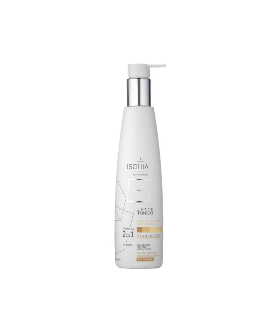 Make Up Ischia Eau Thermale | Ischia Eau Thermale Latte E Tonico Viso Occhi Detersione Quotidiana 250 Ml