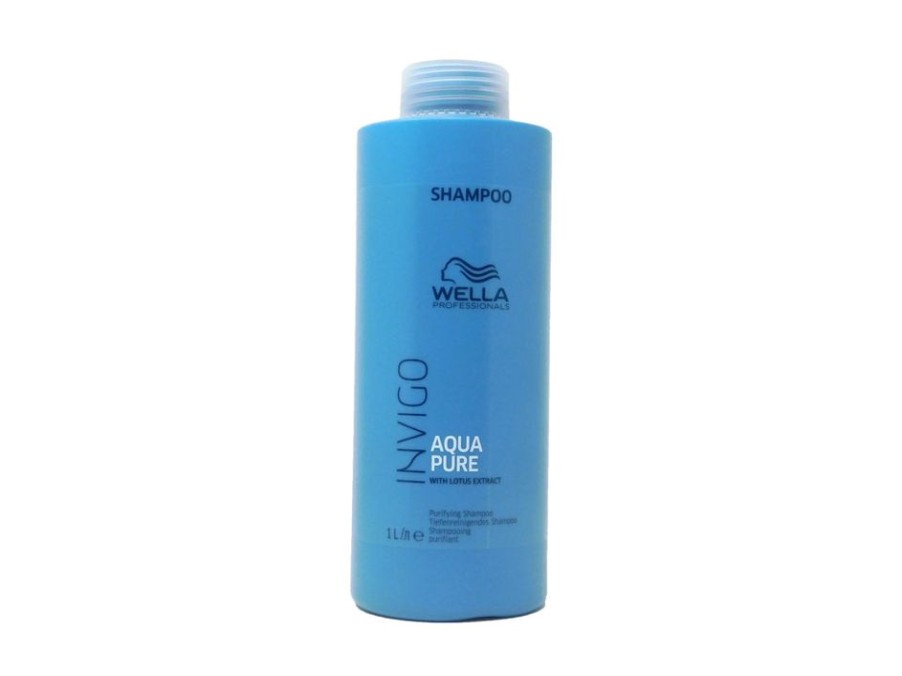 Capelli Wella Professional | Wella Invigo Balance Aqua Pure Shampoo Purificante Per Capelli 1000 Ml