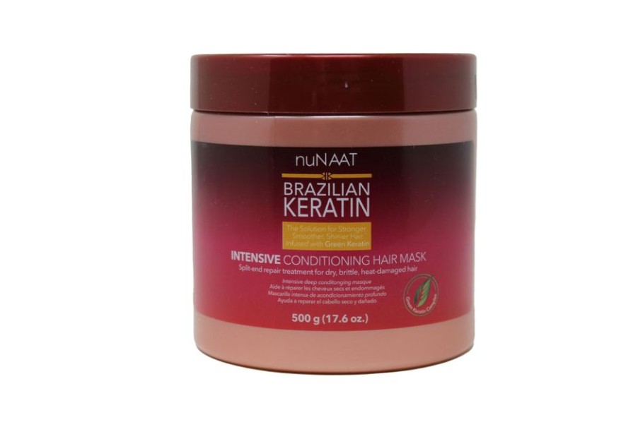 Capelli Nunaat | Nunaat Brazilian Keratin Maschera Intensiva Ristrutturante Alla Cheratina Per Capelli 500 Gr