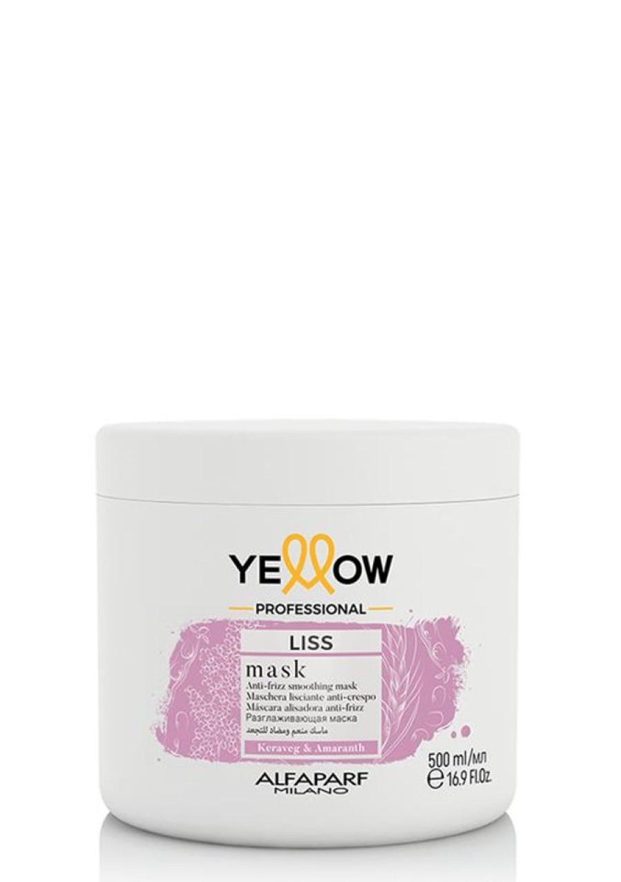 Capelli Alfaparf Yellow | Alfaparf Yellow Liss Maschera Lisciante Anti Crespo Per Capelli 500 Ml